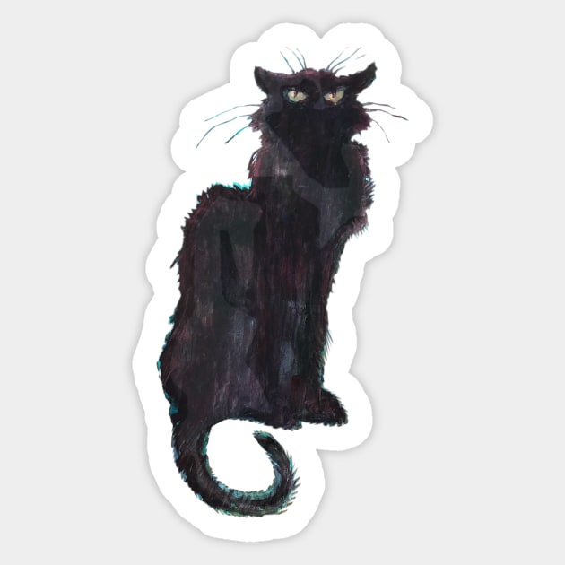 Le Chat Noir Sticker by nainnarart